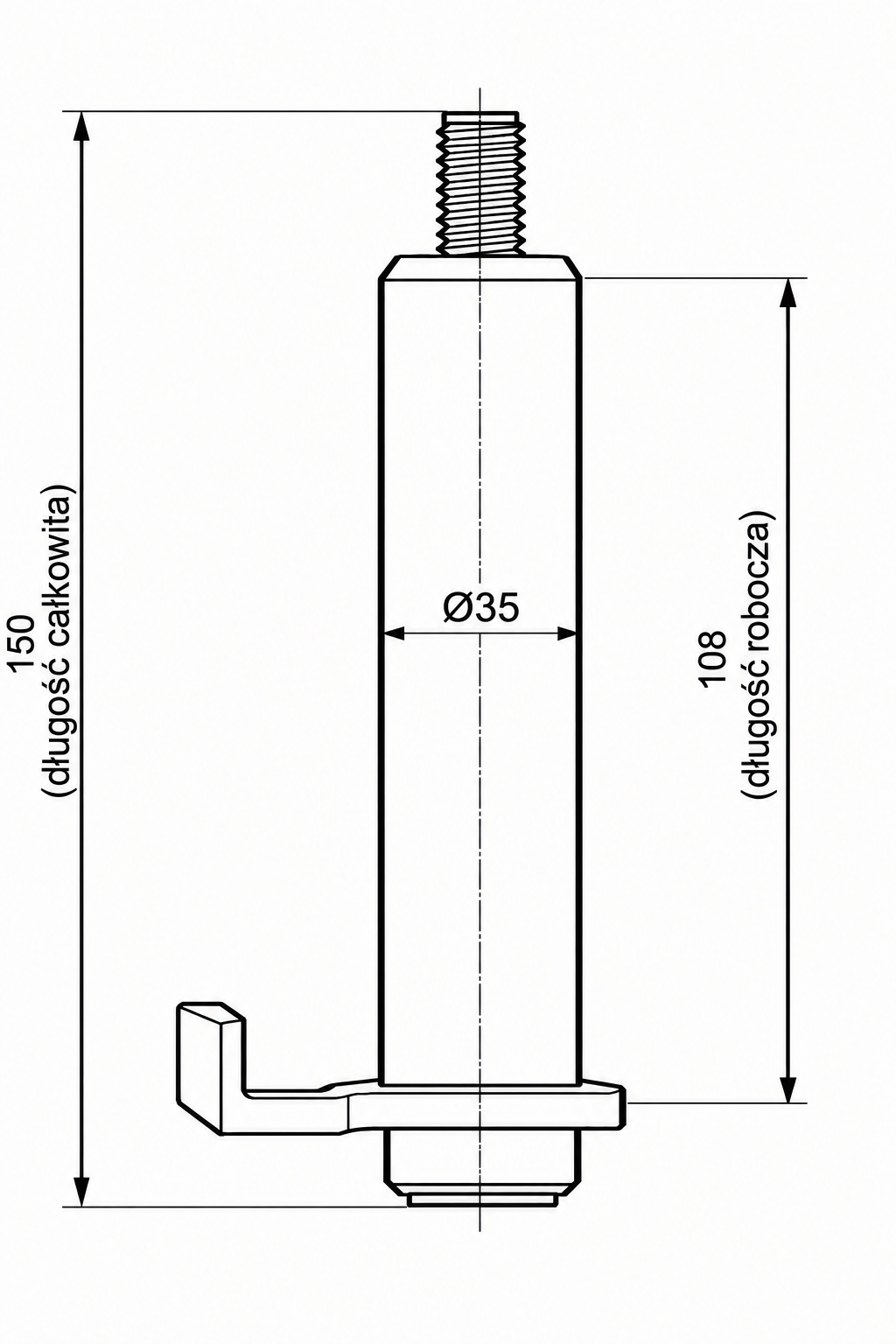 SWORZEŃ FI. 35 - L = 108mm