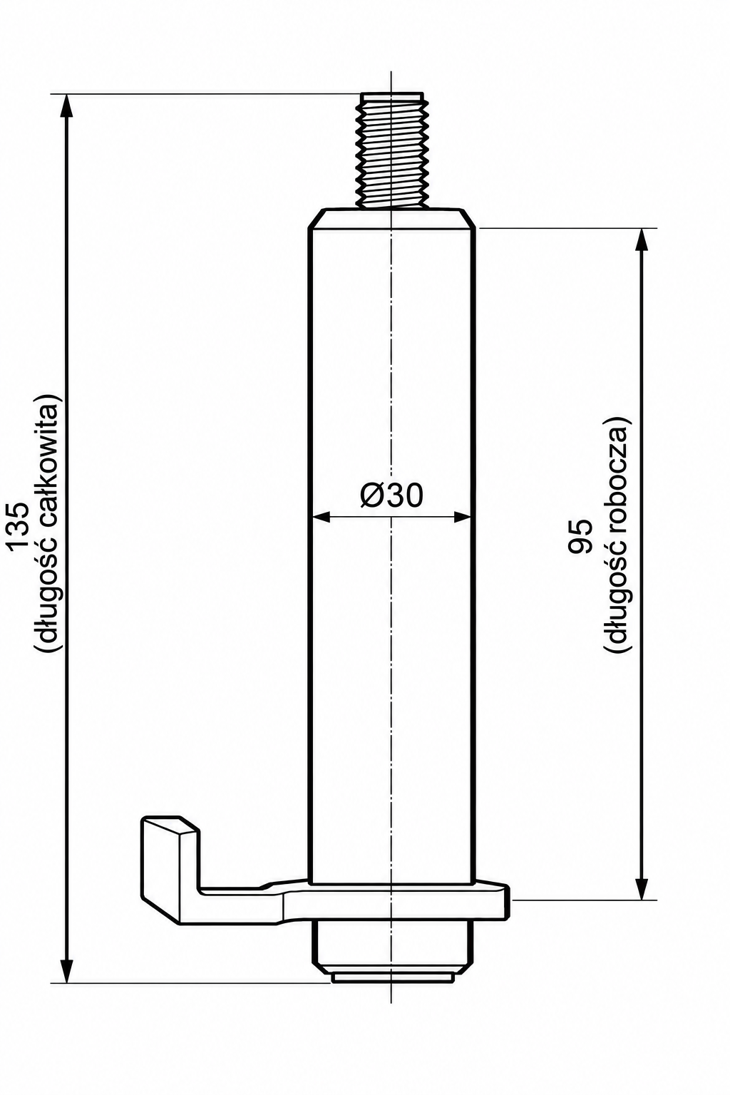 SWORZEŃ FI. 30 - L = 95mm