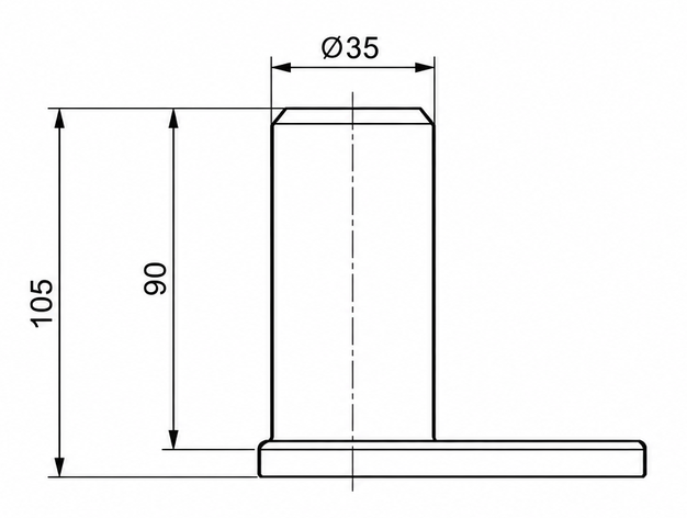 SWORZEŃ FI. 35 - L = 90mm