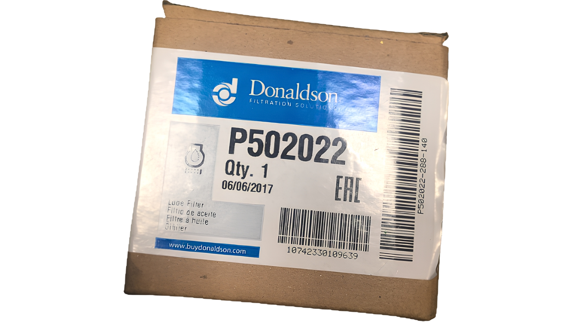 FILTR OLEJU P502022 T 9337