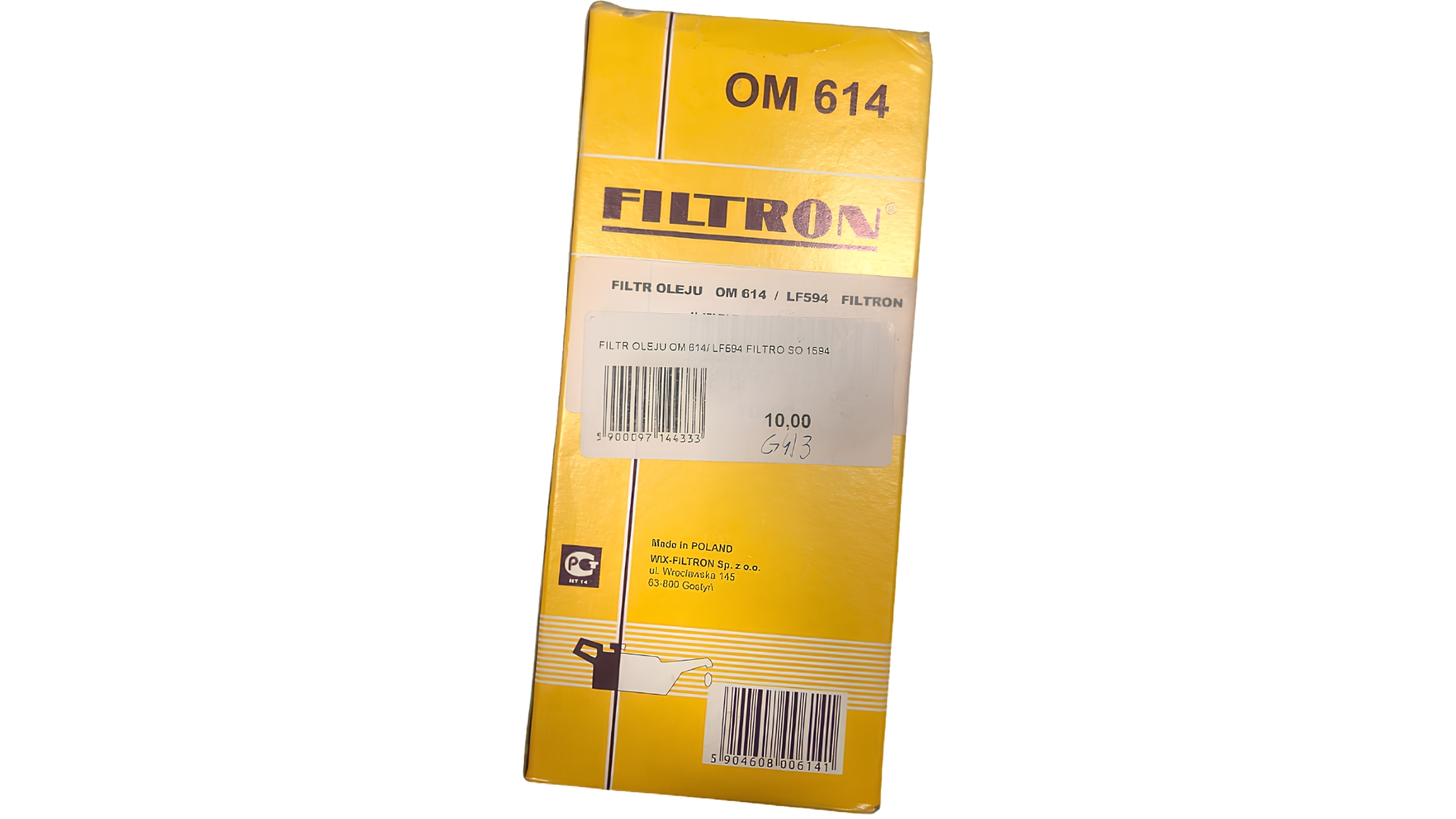 FILTR OLEJU OM 614/LF594 FILTRO SO 1594