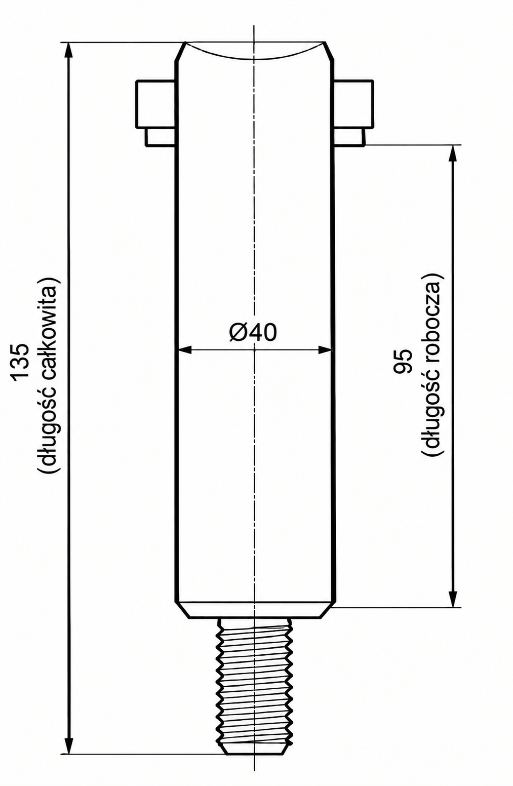 SWORZEŃ TUR FI. 40 - L = 95mm