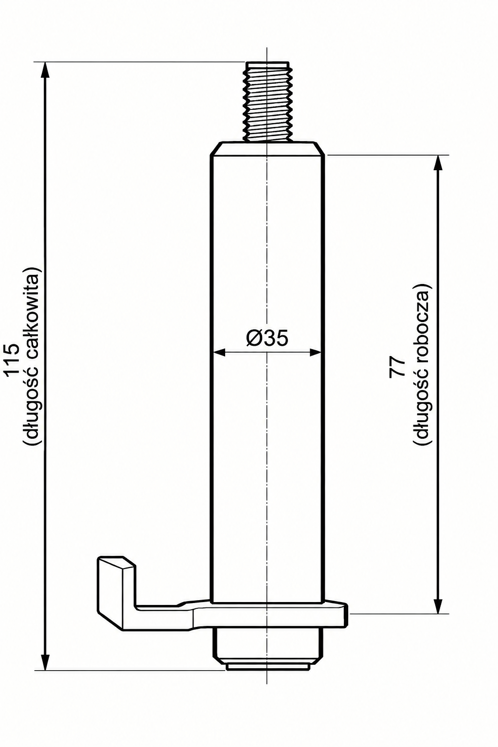 SWORZEŃ FI. 35 - L = 77mm