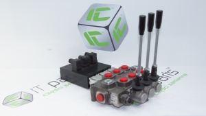 Rozdzielacz 3-sekcyjny Q75 12V DC Galtech